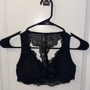Black Hollister Lace Bra